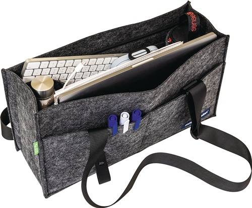Moderatorentasche 100%recyceltem PES H250xB450xT150mm MAGNETOPLAN-1