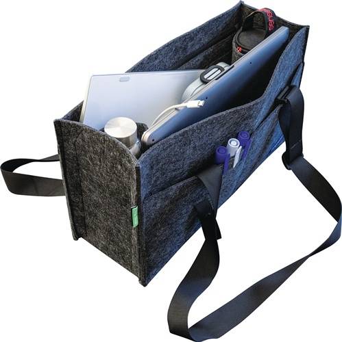 Moderatorentasche 100%recyceltem PES H250xB450xT150mm MAGNETOPLAN-2