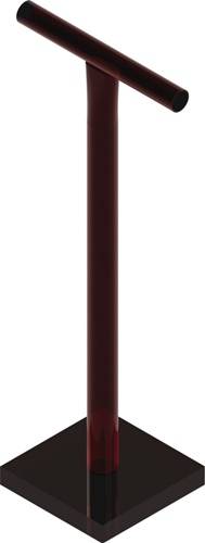 Erd-/Betonstampfer L.730mm B.730mm Stahl,rot lack.SCHAKE-0