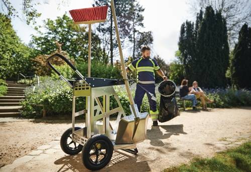 Reinigungswagen Beutelboy STA FLORA-1