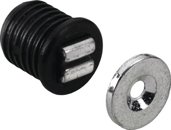 Einbohr-Magnetschnäpper Ku./STA schwarz 1kg 2 St./Polybeutel HETTICH