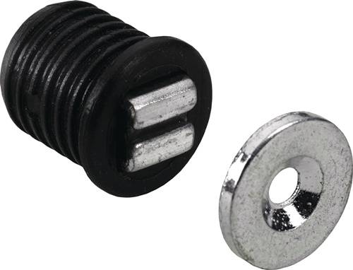 Einbohr-Magnetschnäpper Ku./STA schwarz 1kg 2 St./Polybeutel HETTICH-0