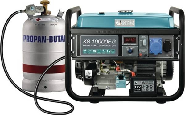 Stromerzeuger KS10000E G 7,5 kW Benzin/Gas