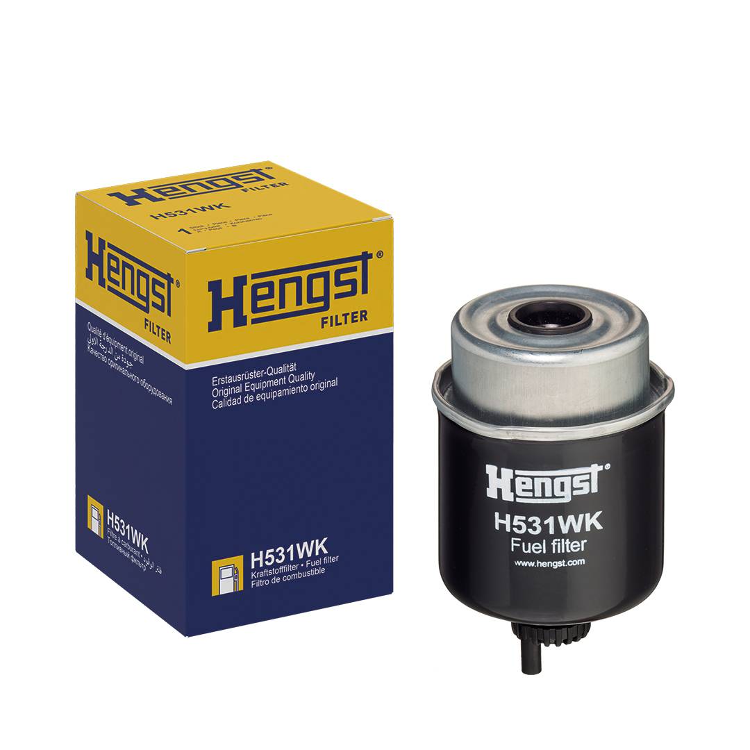 Kraftstofffilter-Einsatz Ø80mm 134mm HENGST FILTER passend für JCB-1