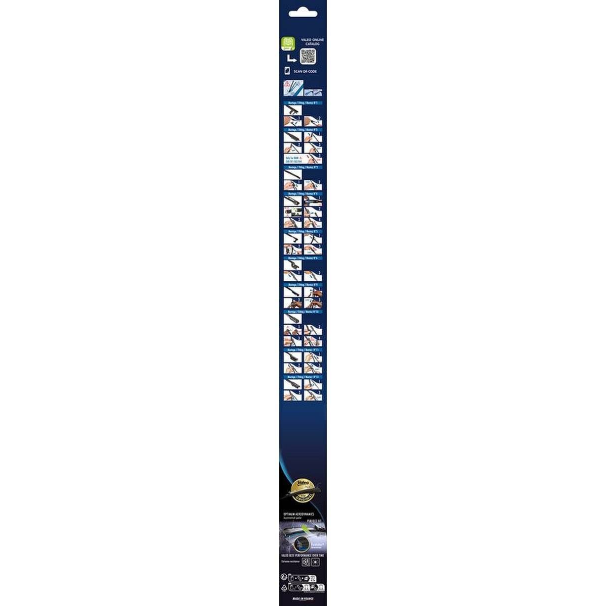 Wischblatt vorne Flachbalkenwischblatt mit Spoiler VALEO für u.a. MB B-KLASSE-1