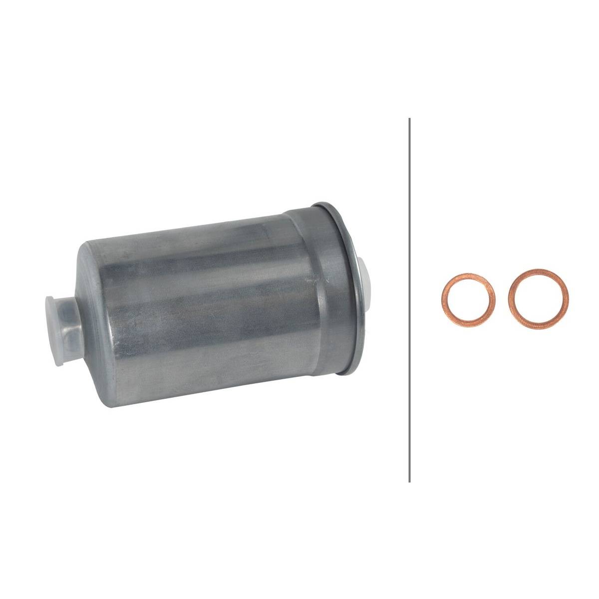 Kraftstofffilter einfach anschraubbar Ø 87 mm HELLA für u.a. AUDI COUPE-1