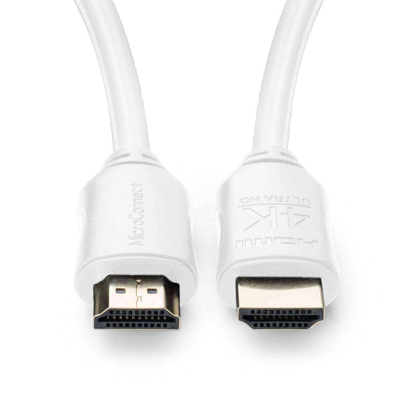 MICROCONNECT - HDMI cable 4K 1m white - Kabel - Digital/Display/Video-1