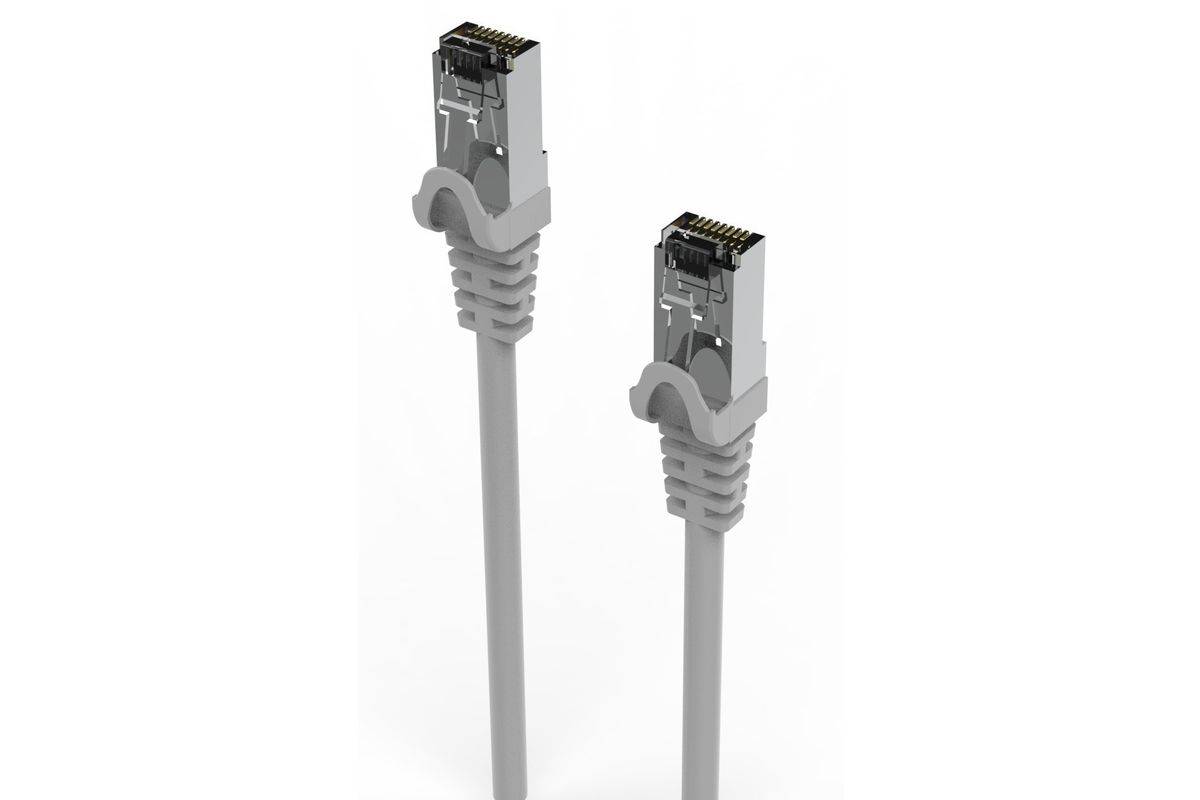 INCA Ethernetkabel 23AWG Cat7 S/FTP1 10Gbit grau ICAT7-30AG - Kabel - Netzwerk-0