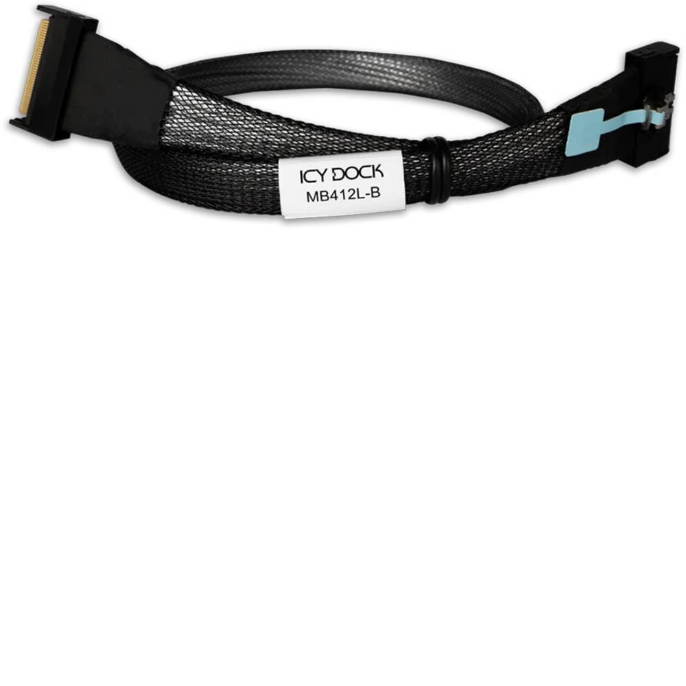Icy Dock Kabel MCIO 8i->MCIO 8i SFF-TA-1016 schwarz - Kabel-0