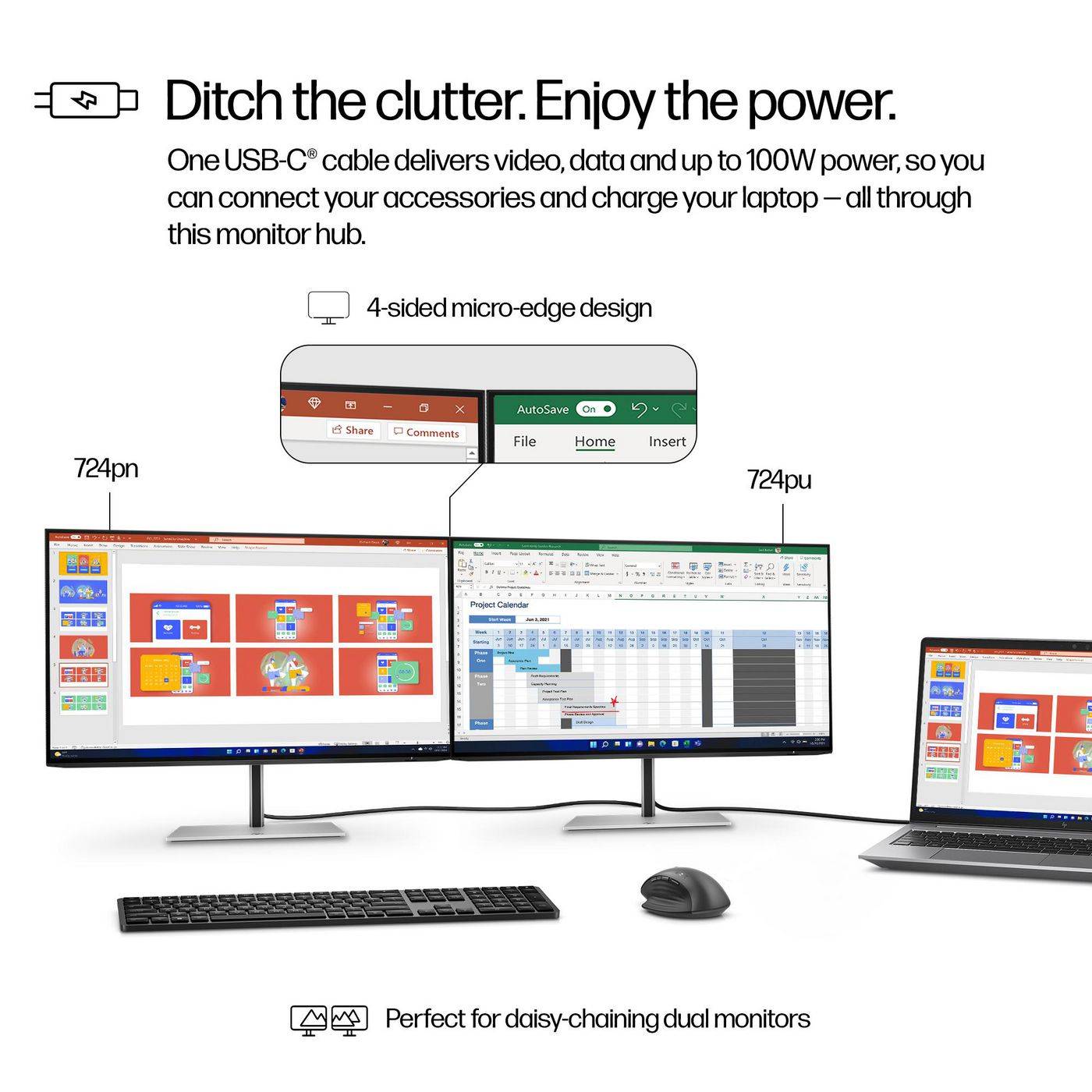 HP 724pu - Series 7 Pro - LED-Monitor - 61 cm (24"")-3