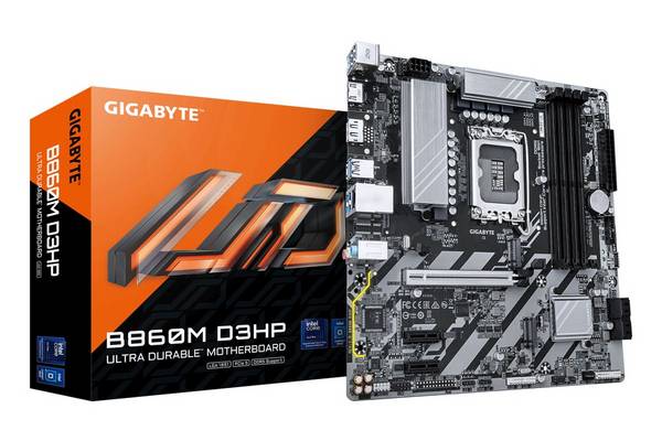 Gigabyte B860M D3HP (B860,S1851,mATX,DDR5 Multimedia-Technik Mainboards INTEL