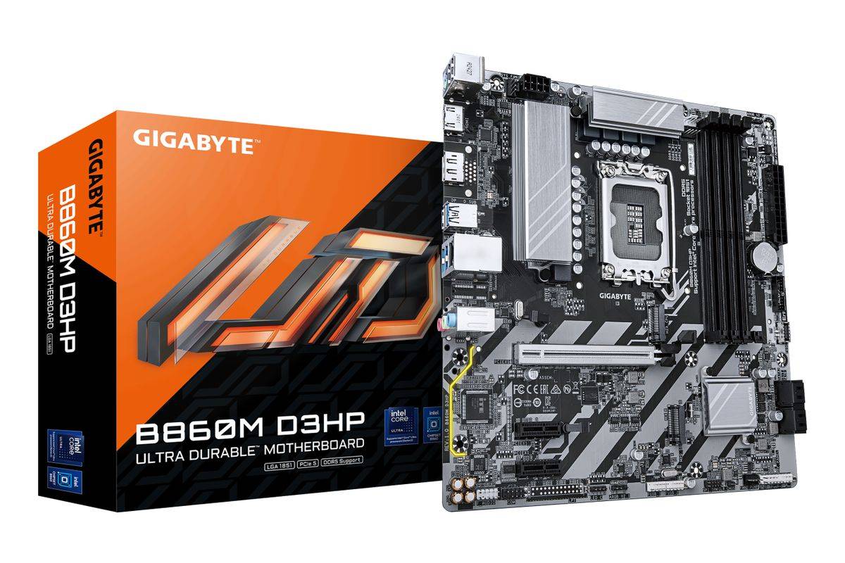 Gigabyte B860M D3HP (B860,S1851,mATX,DDR5 Multimedia-Technik Mainboards INTEL-0