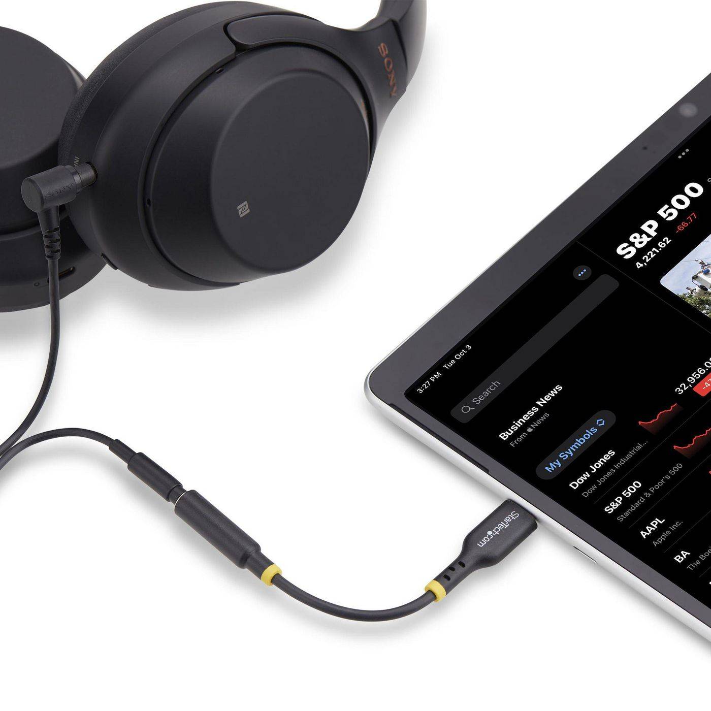 StarTech.com Startech USB-C Audio Adapter to 3.5mm TRRS Jack, Headphone Aux Dongle-6