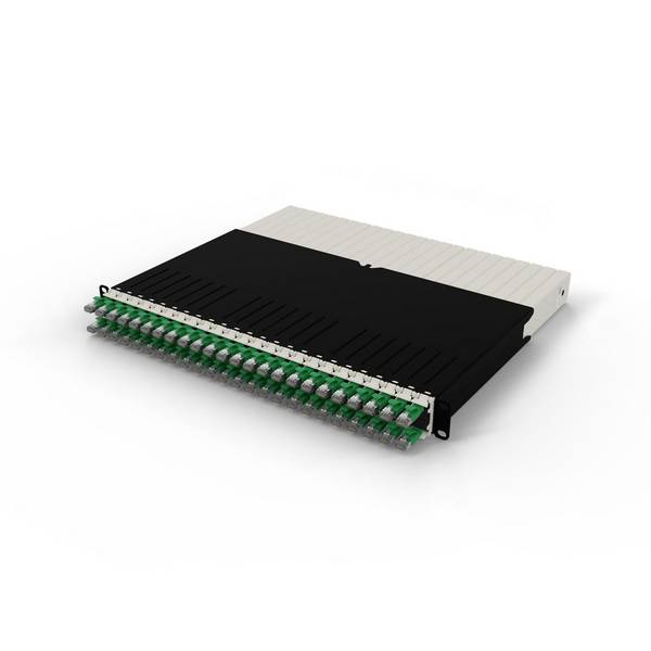 patchbox.one 8RU STP grün Cat.6a 0,8m Netzwerkkabel Installation Patchpanel Cat.6A / Class EA