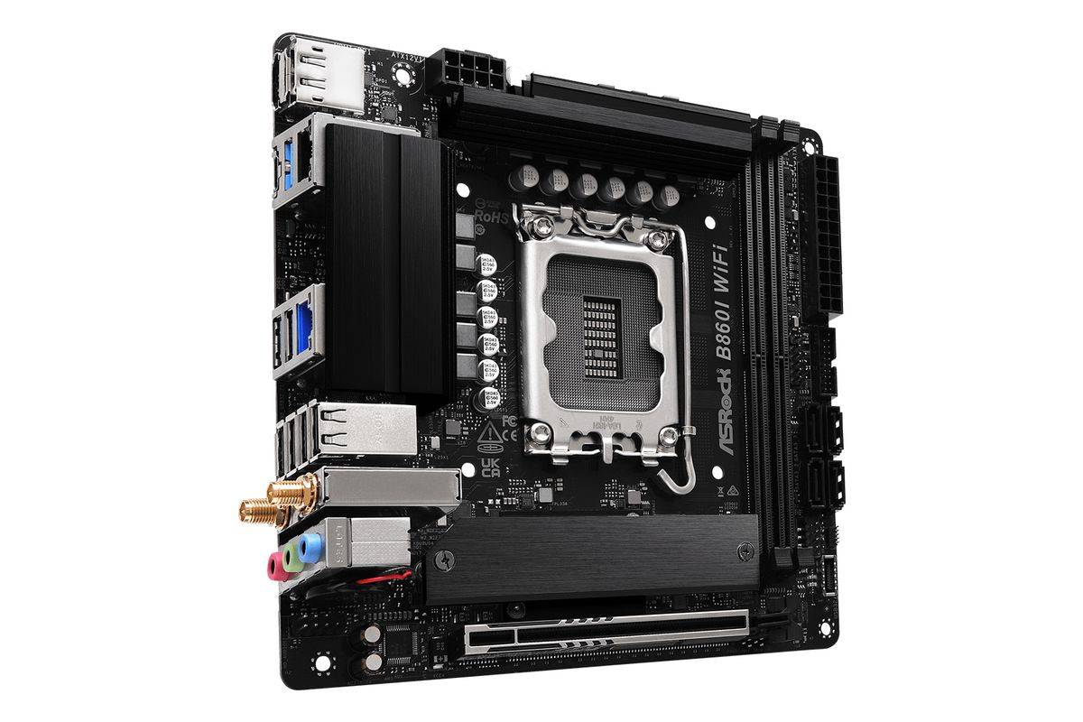 ASRock B860I WiFi 1851 mITX HDMI/DP DDR5 Multimedia-Technik Mainboards INTEL-2