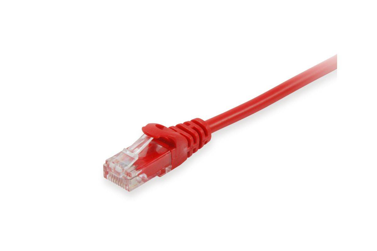 Equip Cat.6 U/UTP Patchkabel, 0.5m, Rot Kabel Patchkabel RJ45-1
