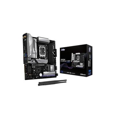 ASRock B860M LiveMixer WiFi board/B860//SATA3/M.2/TB4/WiFi/BT/PCIe5.0/s Intel Sockel 1851 Core Ultra 100&200 ATX DDR5-0