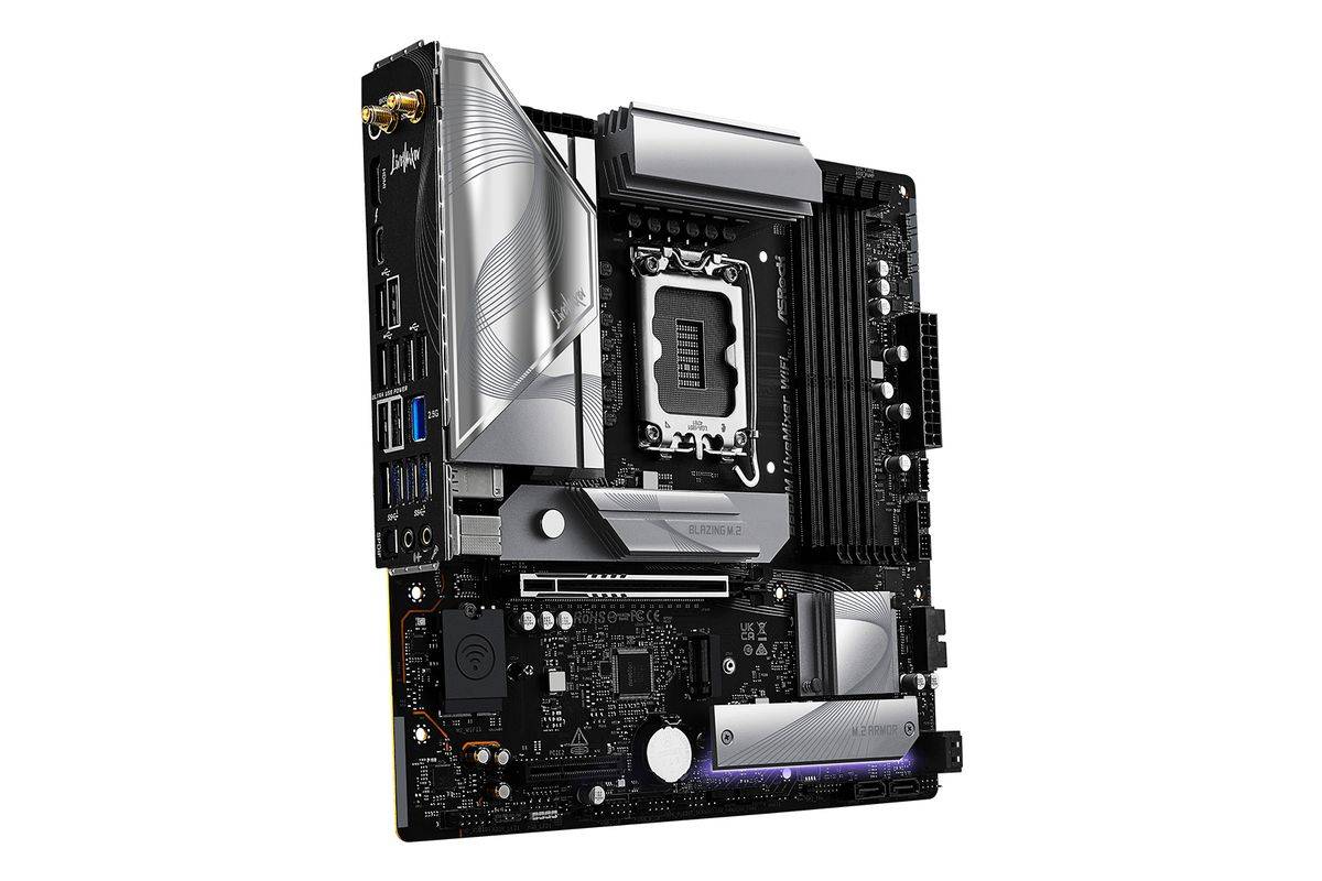 ASRock B860M LiveMixer WiFi board/B860//SATA3/M.2/TB4/WiFi/BT/PCIe5.0/s Intel Sockel 1851 Core Ultra 100&200 ATX DDR5-2