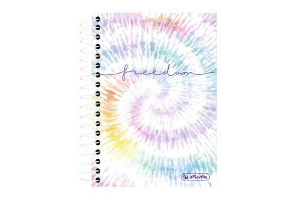 Herlitz New Batik Freedom, Muster, Mehrfarbig, 200 Blätter, 70 g/m², Kariertes Papier, Erwachsener
