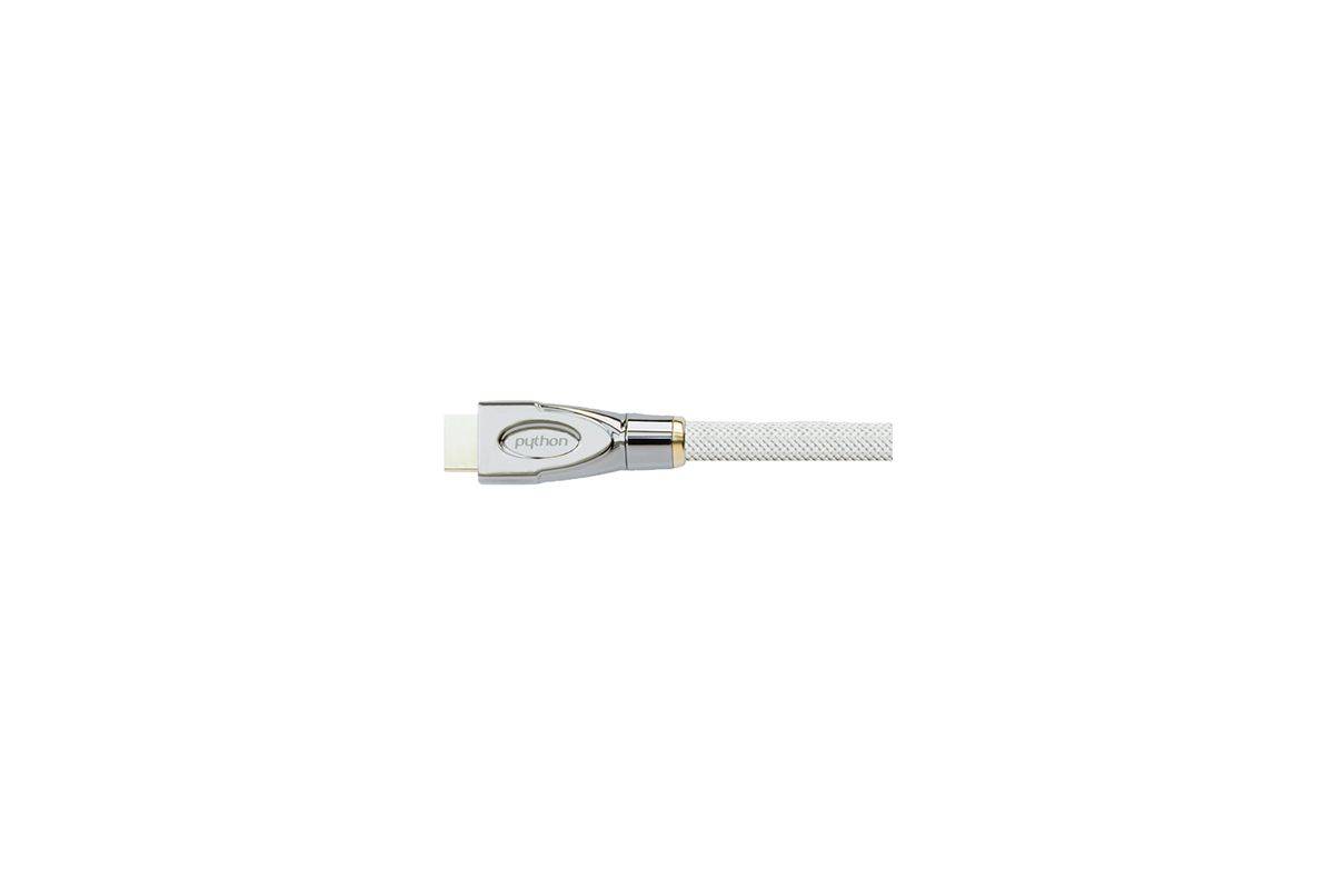 PYTHON HDMIÂ« 2.0 Kabel 4K2K Nylongeflecht weiss - Kabel - Digital/Display/Video-0