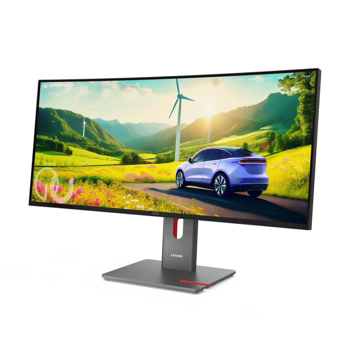 Lenovo ThinkVision P34WD-40 - LED-Monitor - gebogen - 86.4 cm (34")-1