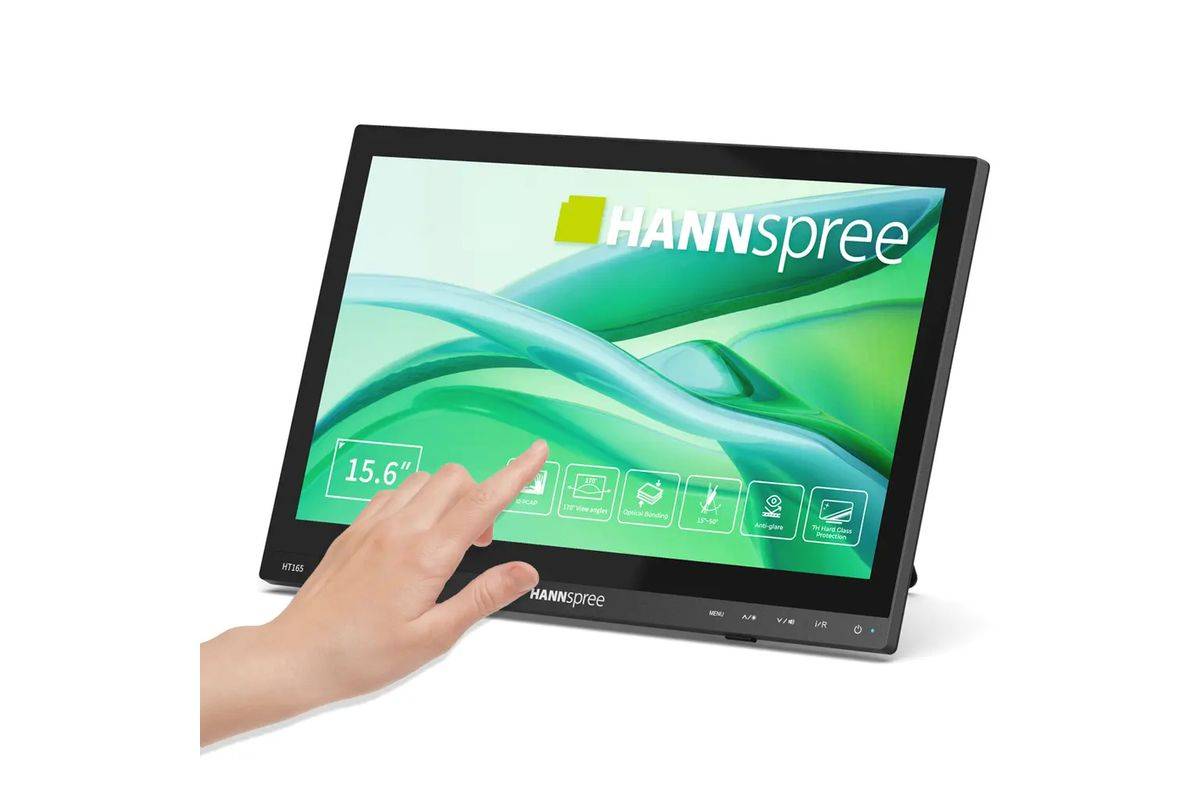 Hannspree HT165HPB 39,6 cm 15.6 Zoll 1920 x 1080 Pixel Full HD LCD 15 ms Schwarz-0