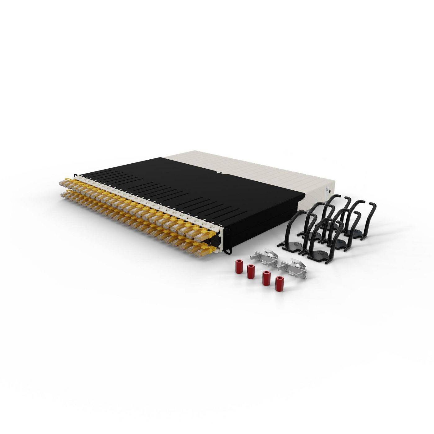 patchbox.one 8RU UTP gelb Cat.6a 0,8m Netzwerkkabel Installation Patchpanel Cat.6A / Class EA-2