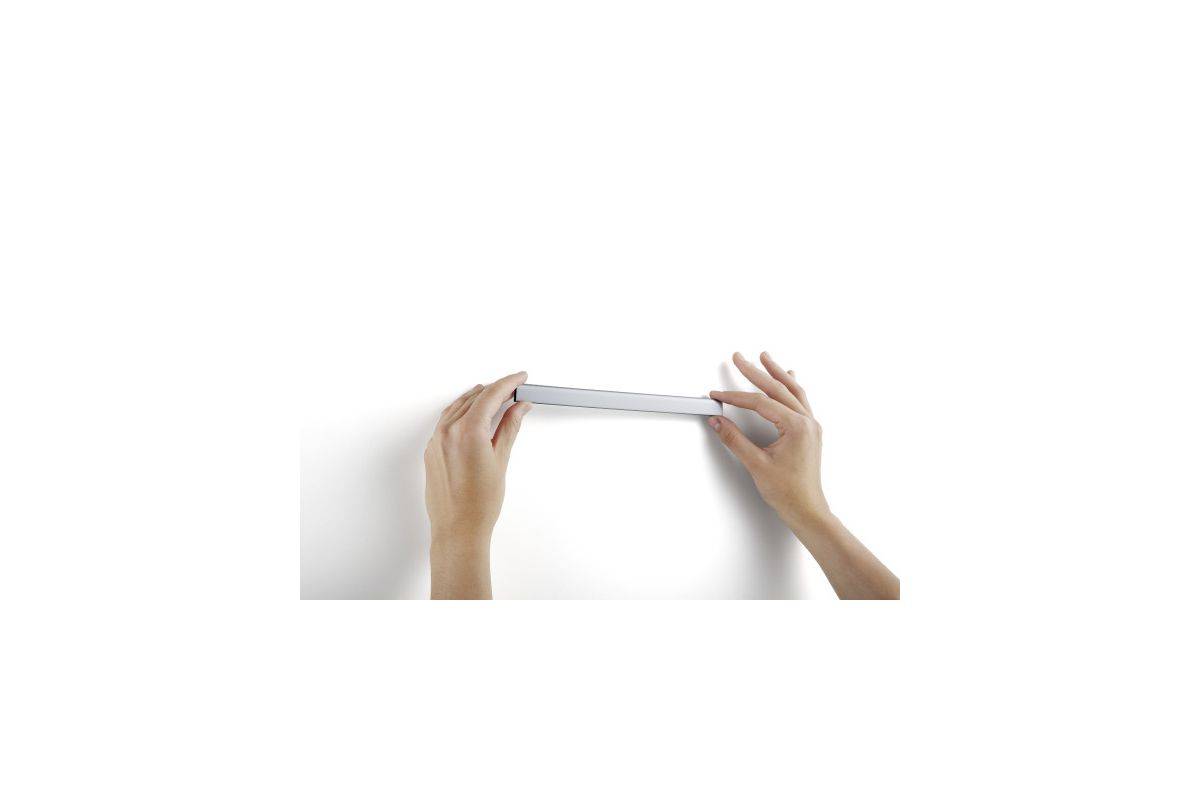 DURABLE Magnetleiste DURAFIX RAIL, selbstklebend, silber-1