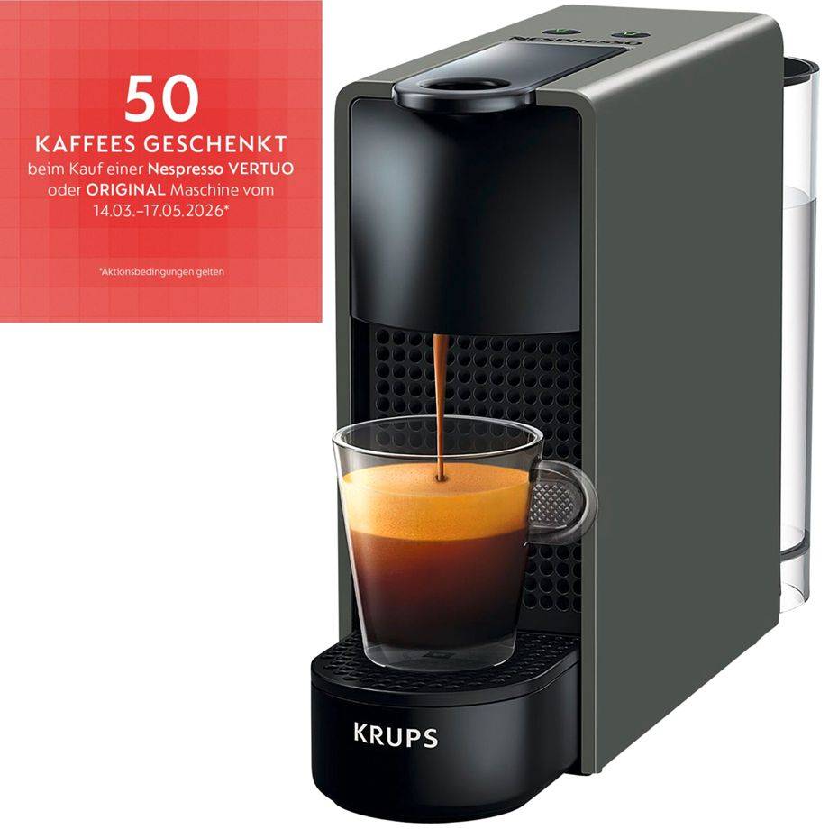 Nespresso XN 110B Essenza Mini Coffee Machine grau by Krups-0