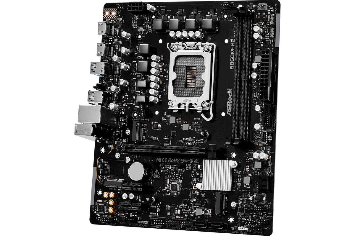 ASRock B860M-H2 1851 mATX HDMI DDR5 Multimedia-Technik Mainboards INTEL-2