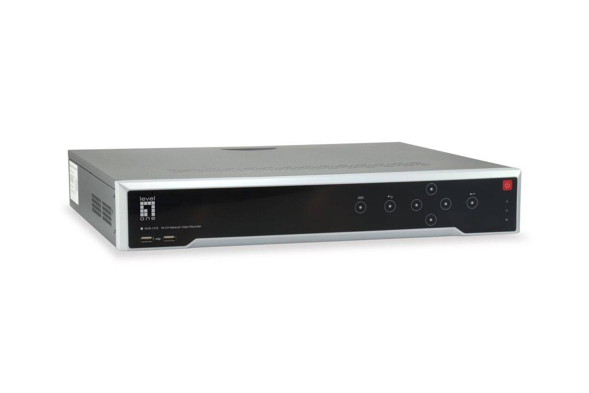 LevelOne Netzwerk Videorekorder 16-Kanal/ 4xHDD/12MP/GEMINI Multimedia-Technik Video Recorder-0