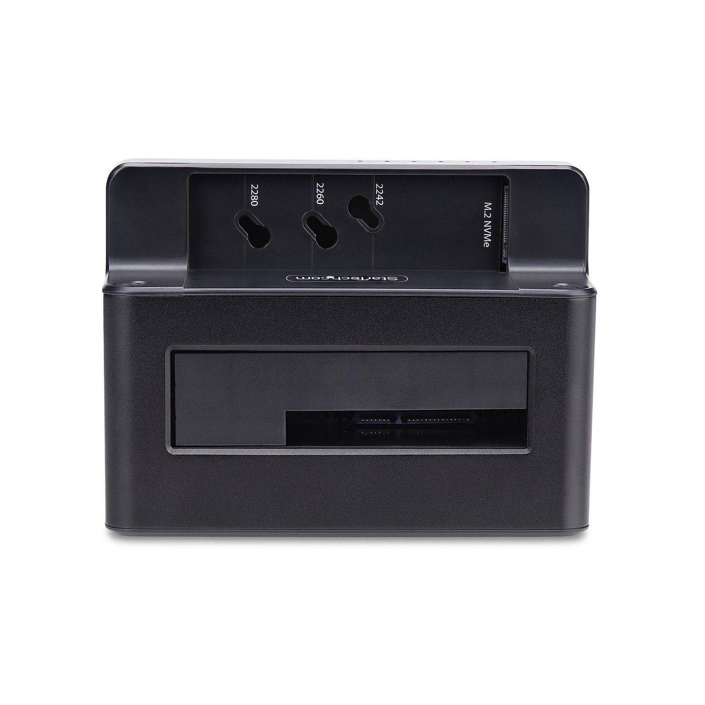 StarTech.com M.2 NVMe to 2.5/3.5"" SATA Drive Duplicator, Dual Bay Cloner - Solid State / Festplattenduplikator - 2-4