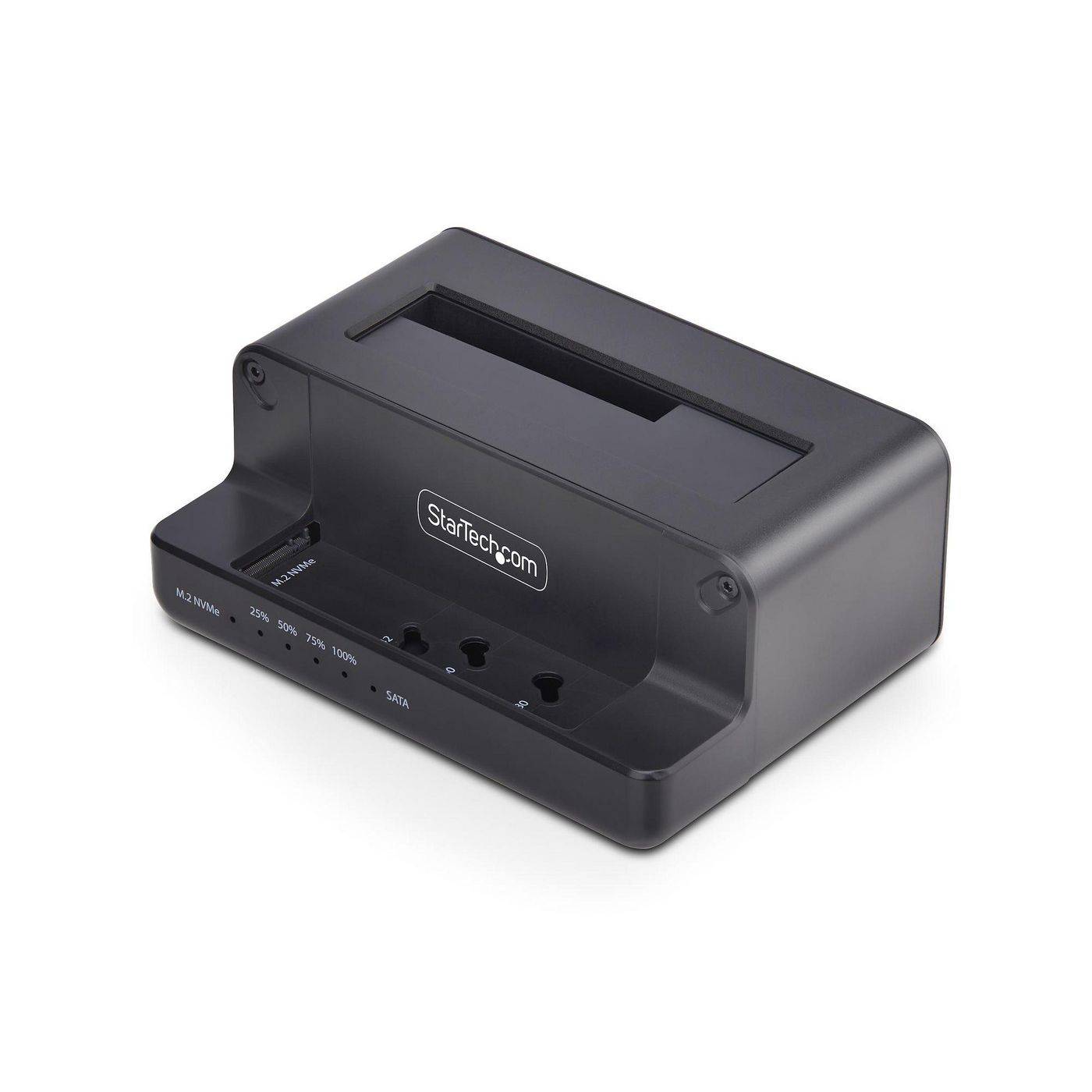 StarTech.com M.2 NVMe to 2.5/3.5"" SATA Drive Duplicator, Dual Bay Cloner - Solid State / Festplattenduplikator - 2-0