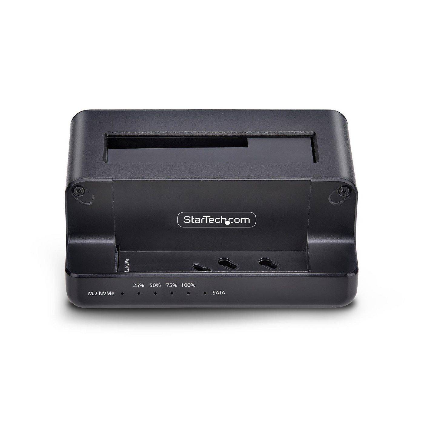 StarTech.com M.2 NVMe to 2.5/3.5"" SATA Drive Duplicator, Dual Bay Cloner - Solid State / Festplattenduplikator - 2-2
