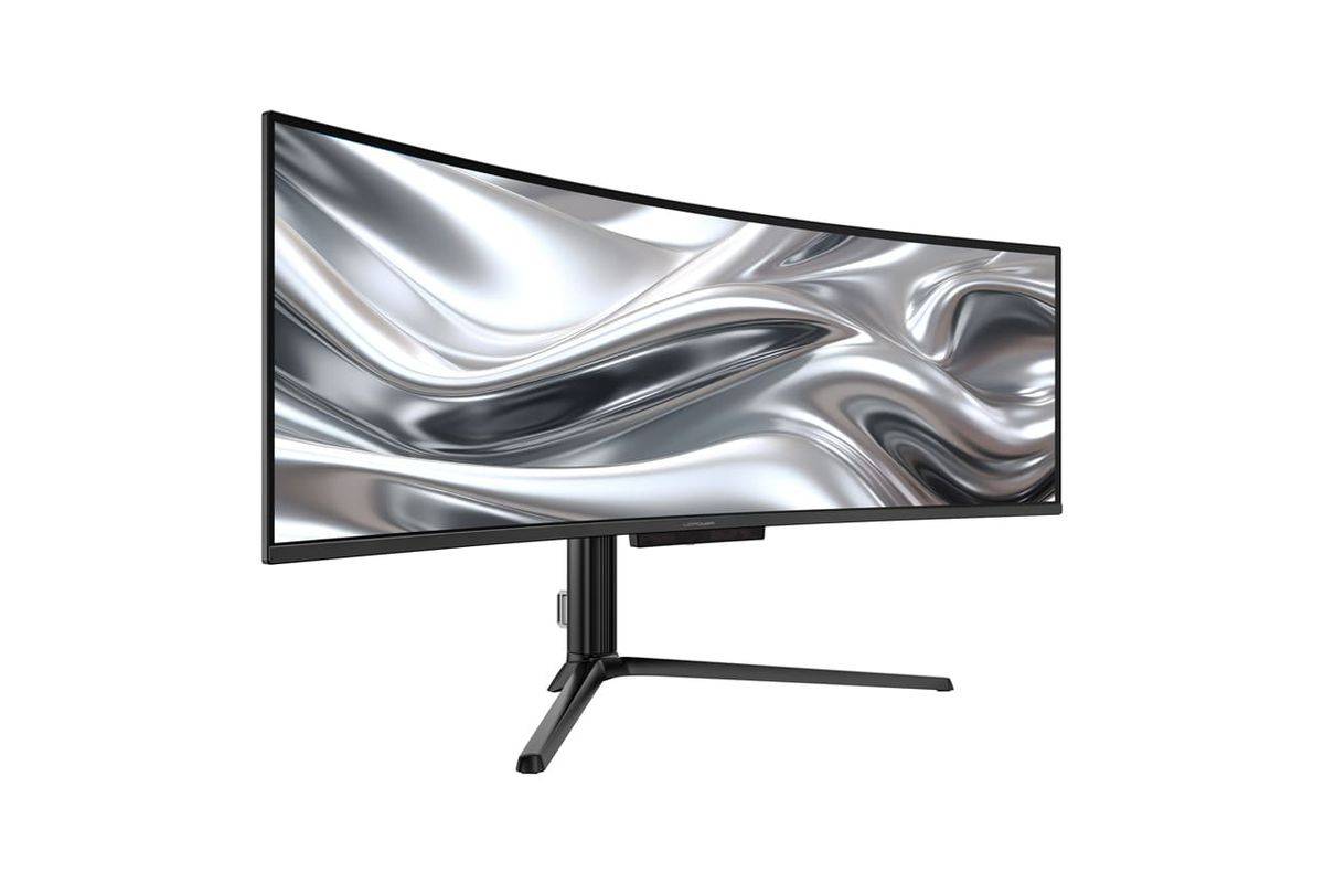 LC-POWER - 49"" LC-M49QCO Curved VA+DP+2xHDMI+RJ45 - Flachbildschirm (TFT/LCD) - 124,5 cm-1