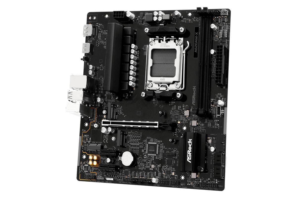 ASRock A620AM-X AM5 mATX HDMI/DP DDR5 Multimedia-Technik Mainboards AMD-2