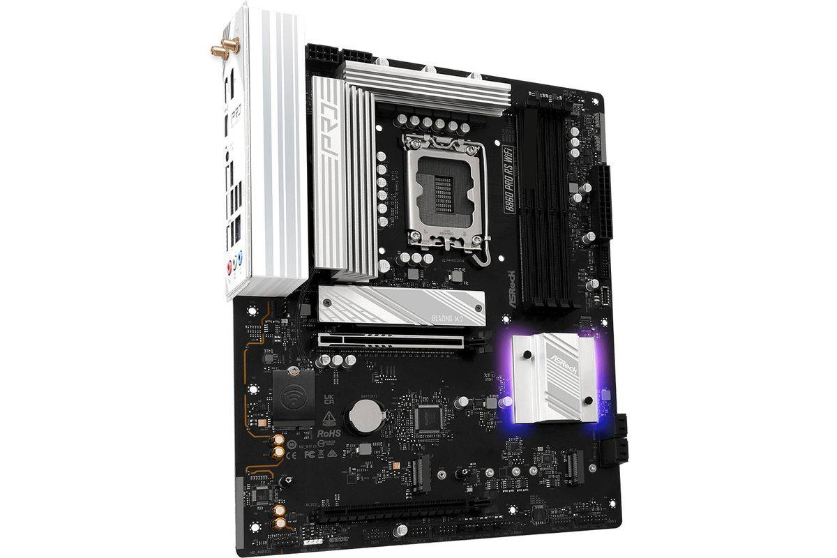 ASRock B860 Pro RS WiFi - Motherboard - ATX - LGA1851-Sockel - B860 Chipsatz - USB-C Gen 2x2, USB-C 3.2 Gen 1, USB 3.2 G-2