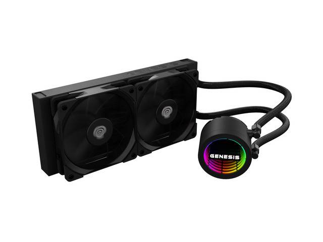 Genesis AiO CPU Wasserkühlung HYDRIA 240 schwarz Multimedia-Technik Wasserkühler-0