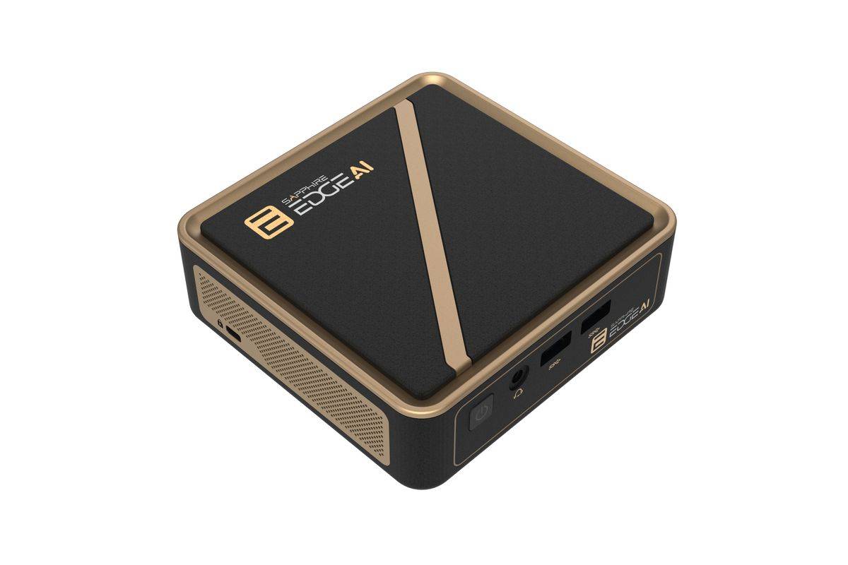 SAPPHIRE EDGE AI AMD Ryzen™ AI 7 350 Barebone Mini-PC 4H020-04-40G-0