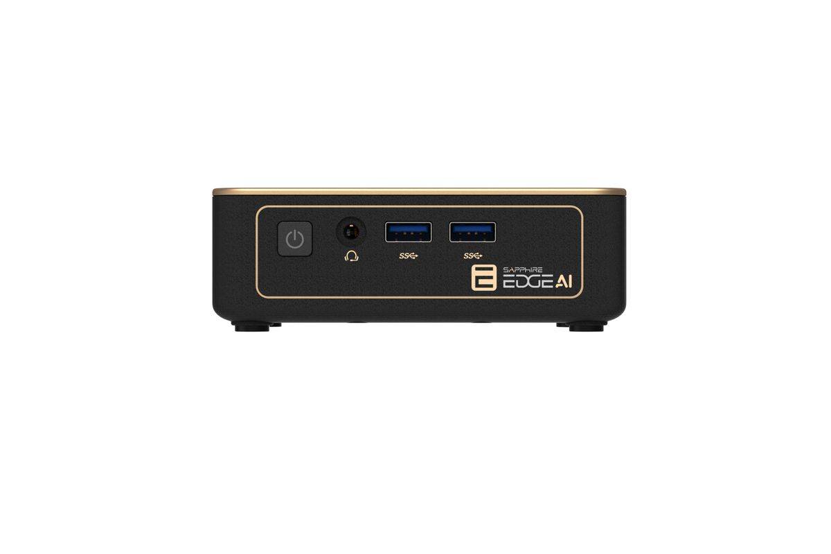 SAPPHIRE EDGE AI AMD Ryzen™ AI 9 HX 370 Barebone Mini-PC 4H020-02-40G-2