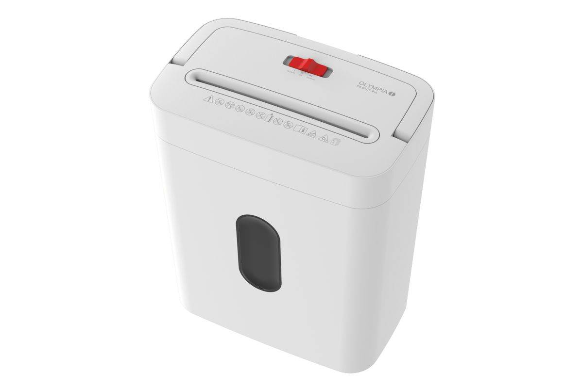 Olympia PS 53 CC Pro, Kreuzschreddern, 15 l, 68 dB, 2000 mm/min, 6 Blätter, Weiß-0