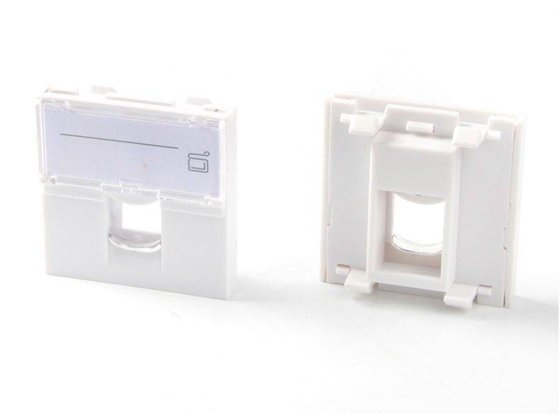 LANVIEW - EURO OUTLET 45x45 - 1-PORT (LKS835)-2