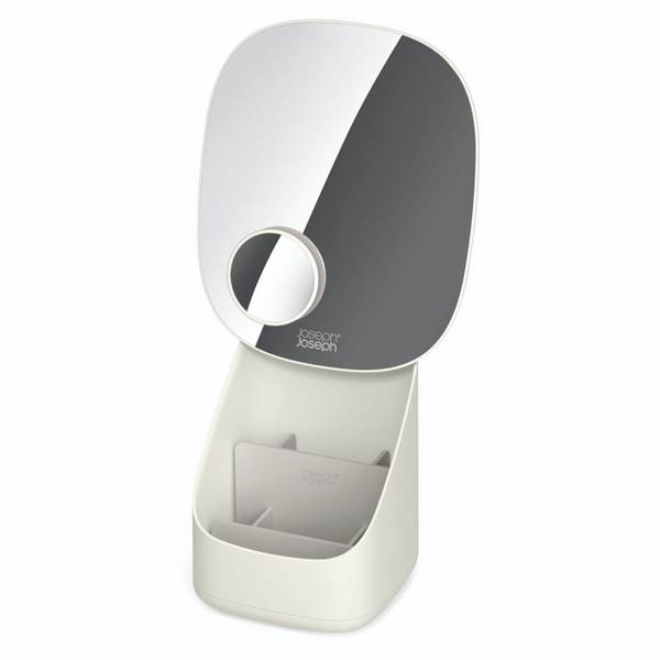 Joseph Joseph Viva Standspiegel Kosmetik-Organizer beige