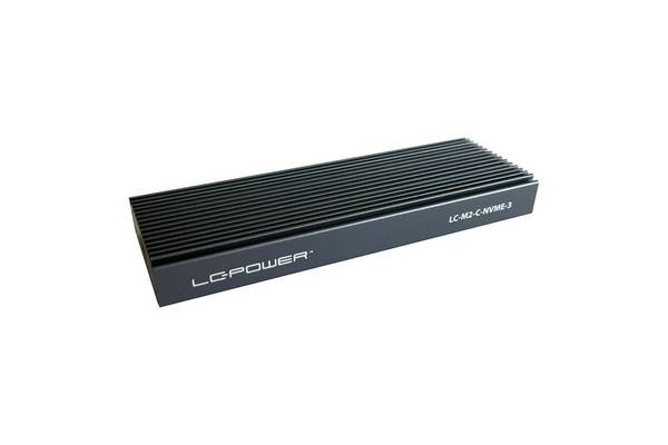 LC-Power LC-M2-C-NVME-3 Externe M.2-SSD-Gehäuse LC-M2-C-NVME-3
