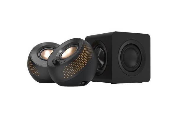 Creative Aktivbox PebbleXPlus 2.1 Schwarz Multimedia-Technik Aktivboxen