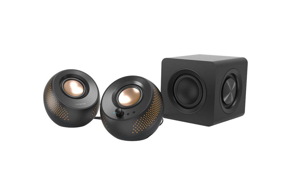 Creative Aktivbox PebbleXPlus 2.1 Schwarz Multimedia-Technik Aktivboxen-2
