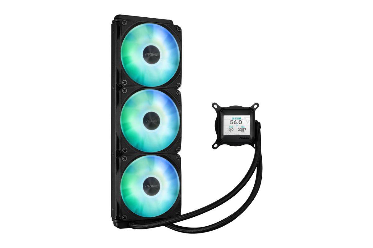 ASUS Prime LC 360 ARGB - Prozessor-Flüssigkeitskühlsystem - Kühlergröße: 360 mm - (für: AM4, AM5, LGA1700, LGA1200, LGA1-0