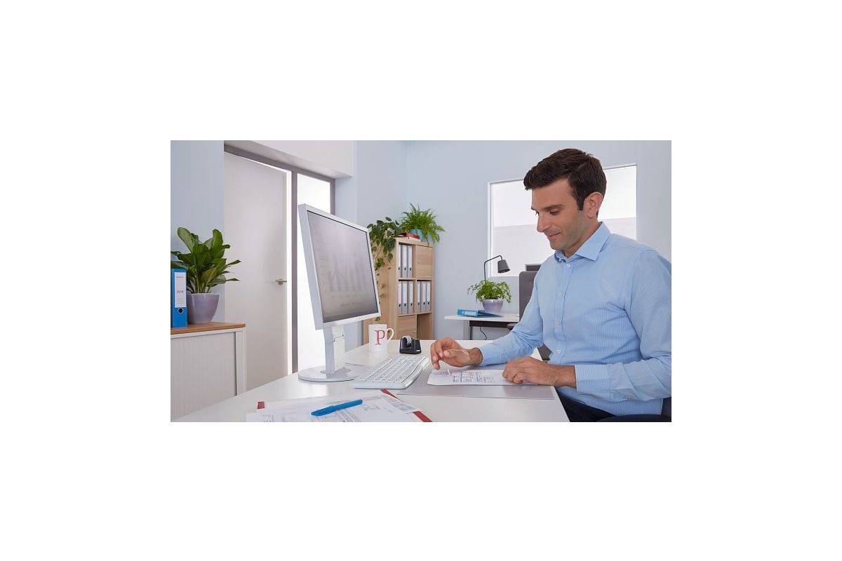 Tesafilm Eco & Clear - Büro-Klebeband - 19 mm x 10 m - transparent (Packung mit-2
