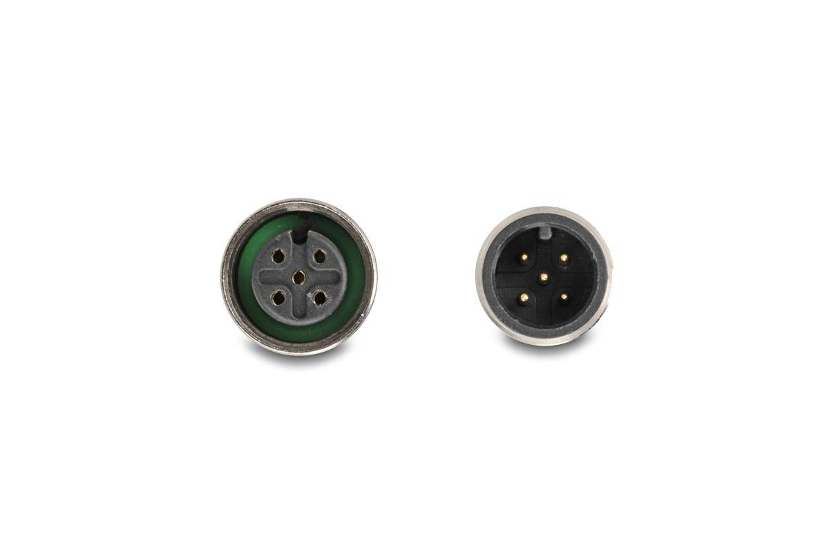 Delock D-Sub 9 Stecker und Buchse zu M12 5 pin A-kodiert CAN Bus 5-polig Blau-1