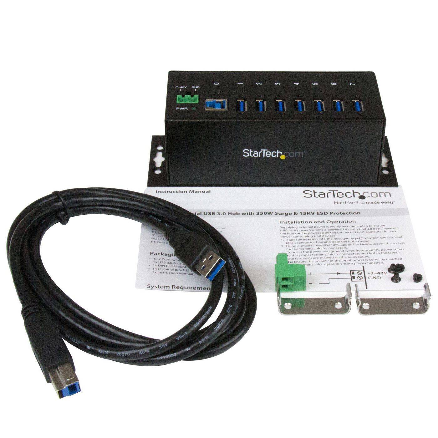 StarTech.com Industrieller 7 Port USB 3.0 Hub-5